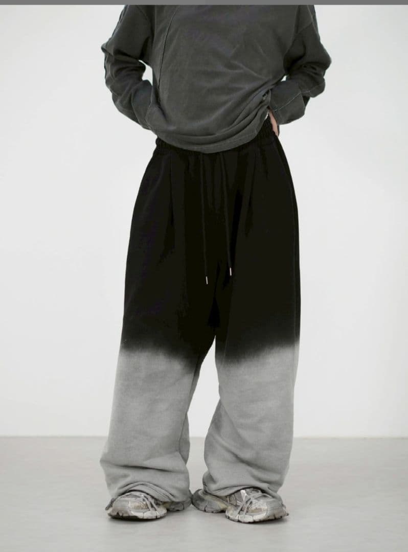 パンツ Chikashitu+dark gradation sweat pants