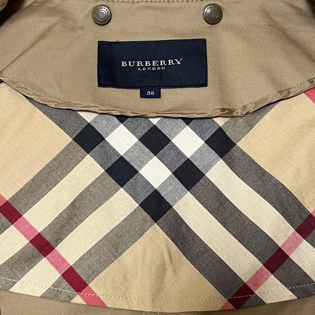 希少　美品　バーバリーロンドン　ファスナー　ベルト　トレンチコート　2way