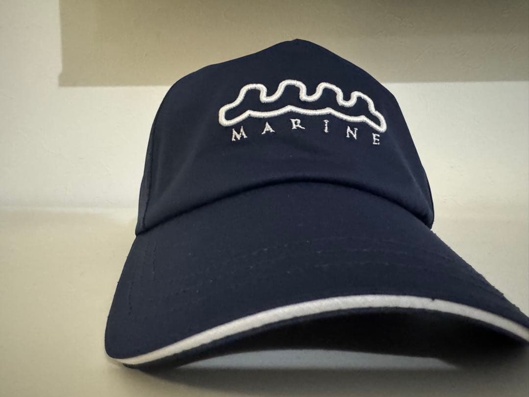 【最安値】muta MARINE レインキャップ　ネイビー　キャップ