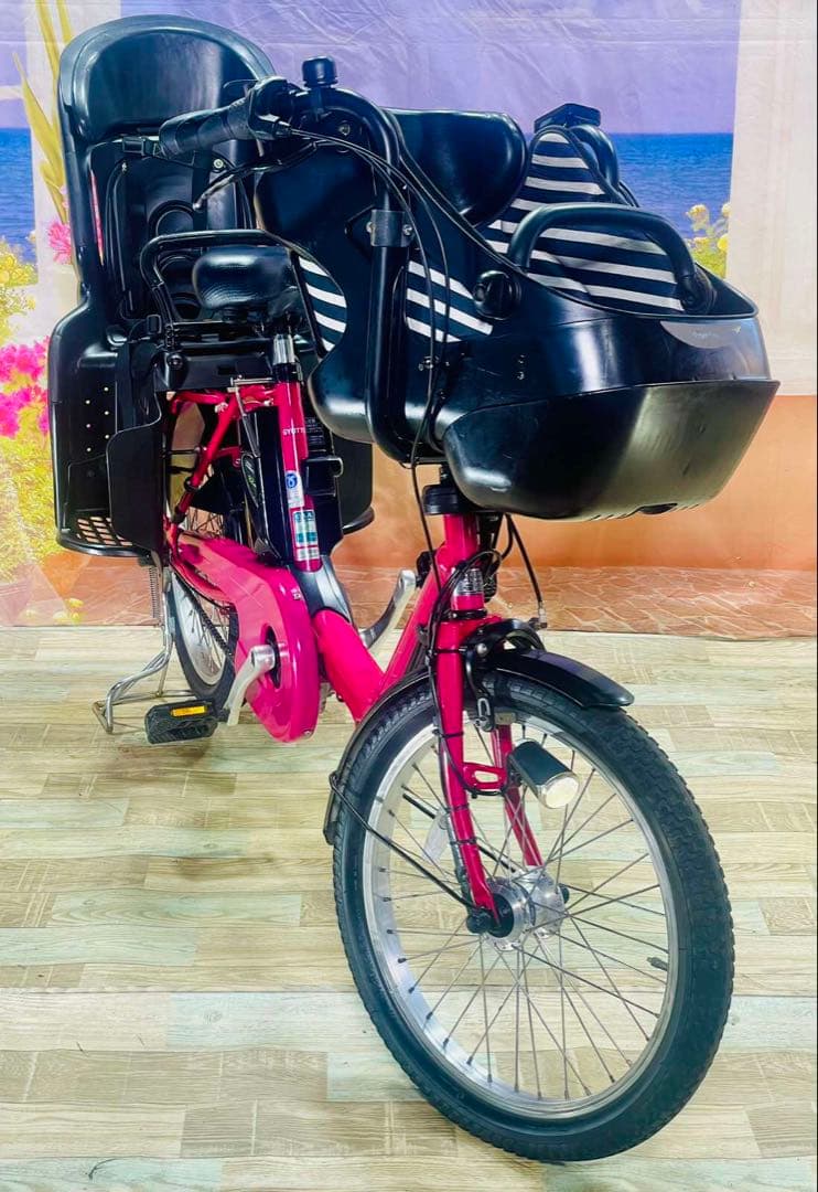 まりな　ギュット⭐️13AHパナソニック子供乗せ電動自転車Y3250