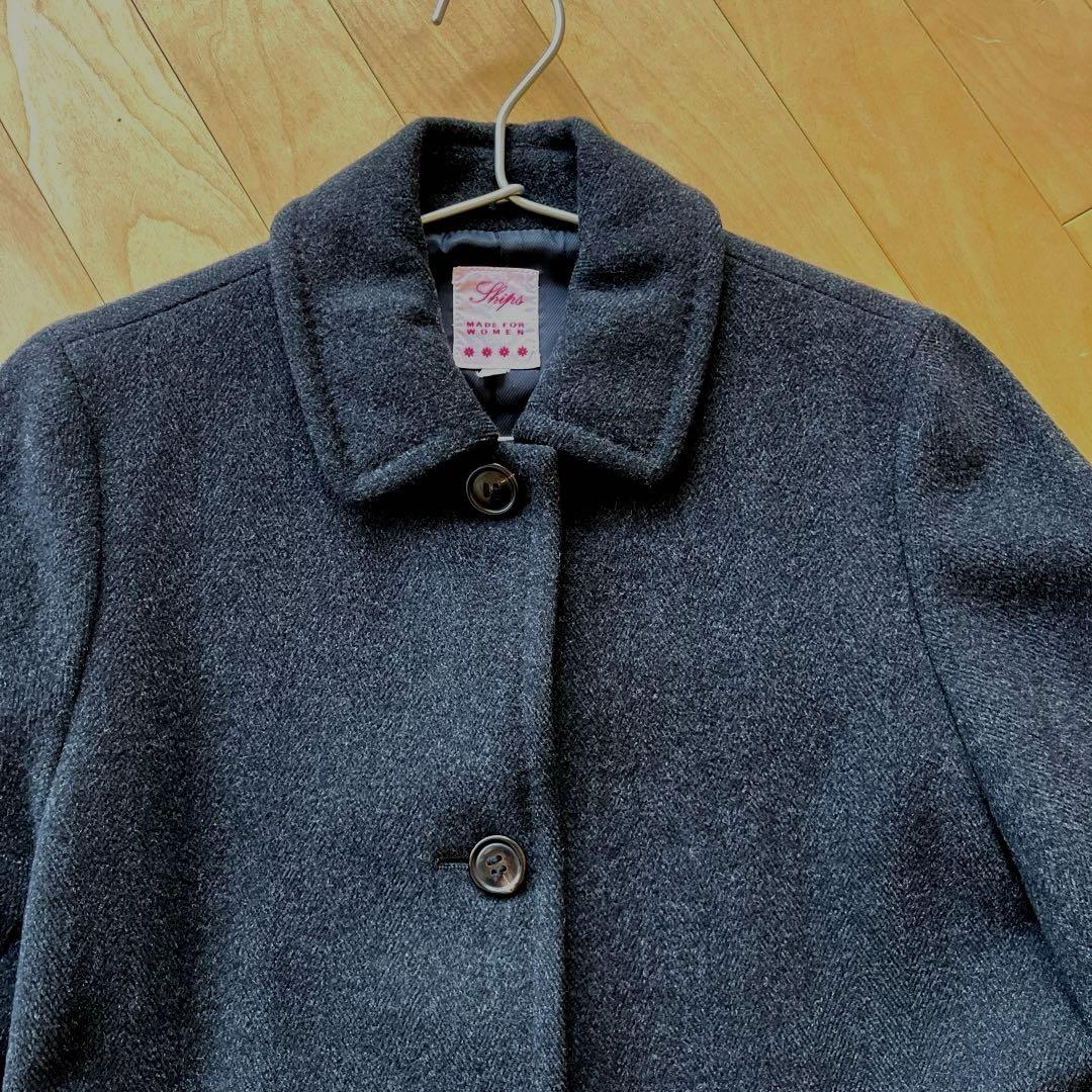 SHIPS made for women シップス レディースコート グレー