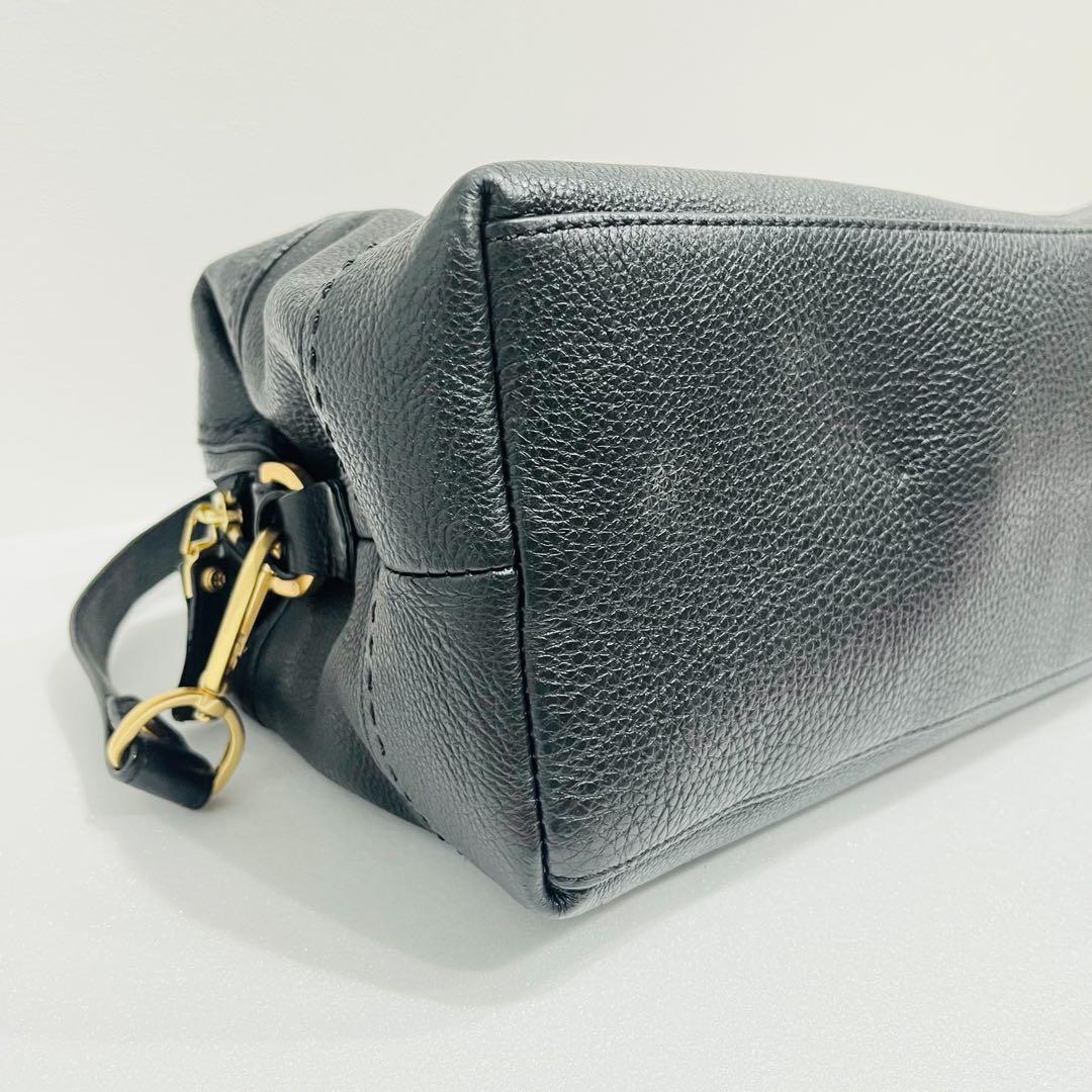 希少美品　トリーバーチ　Amalie 2way ボストンバッグ　アマンダ　シボ革