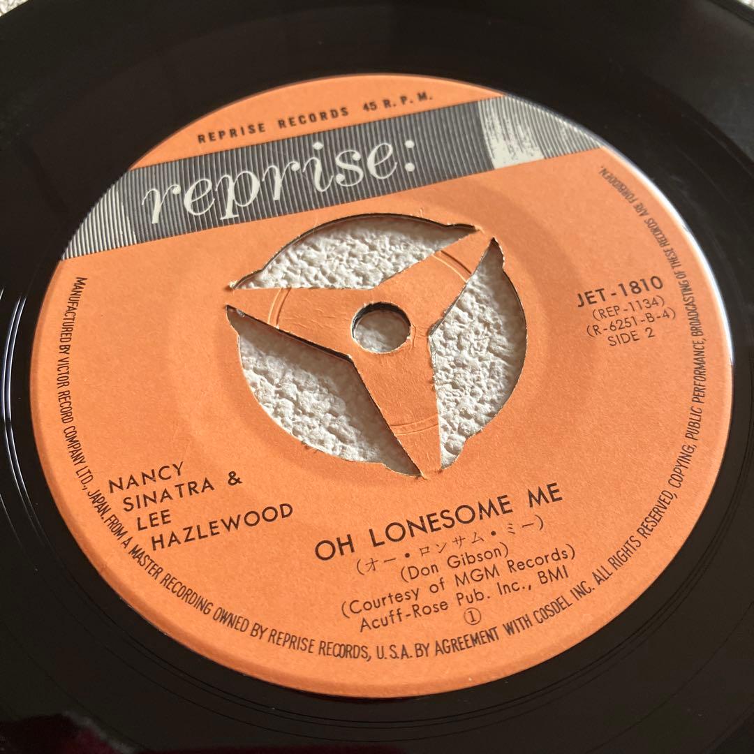 ナンシー•シナトラとリー•ヘイズルウッド レディ・バード　7㌅レコード