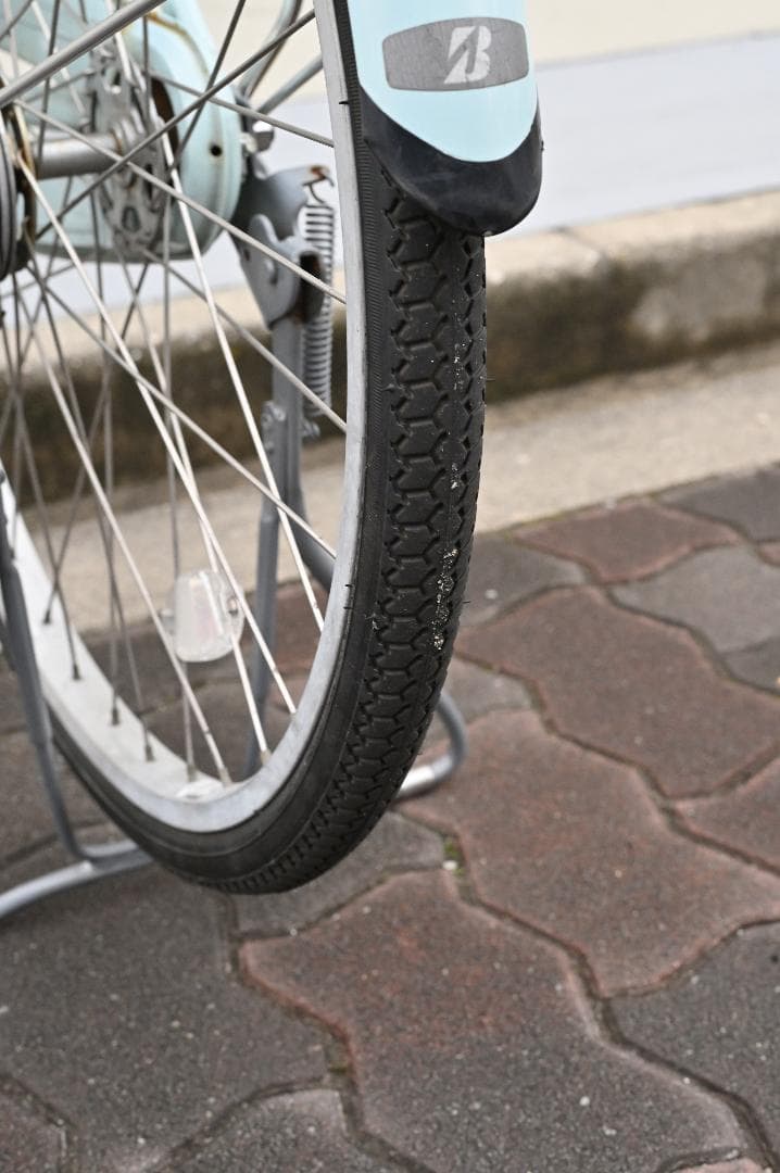 ば*ん様 さ*お様 【美品!!】ブリジストン　自転車　24インチ　前後タイヤ新品