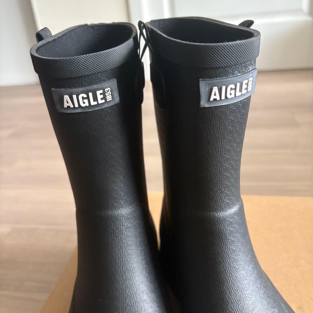 AIGLE ブラック 24センチ