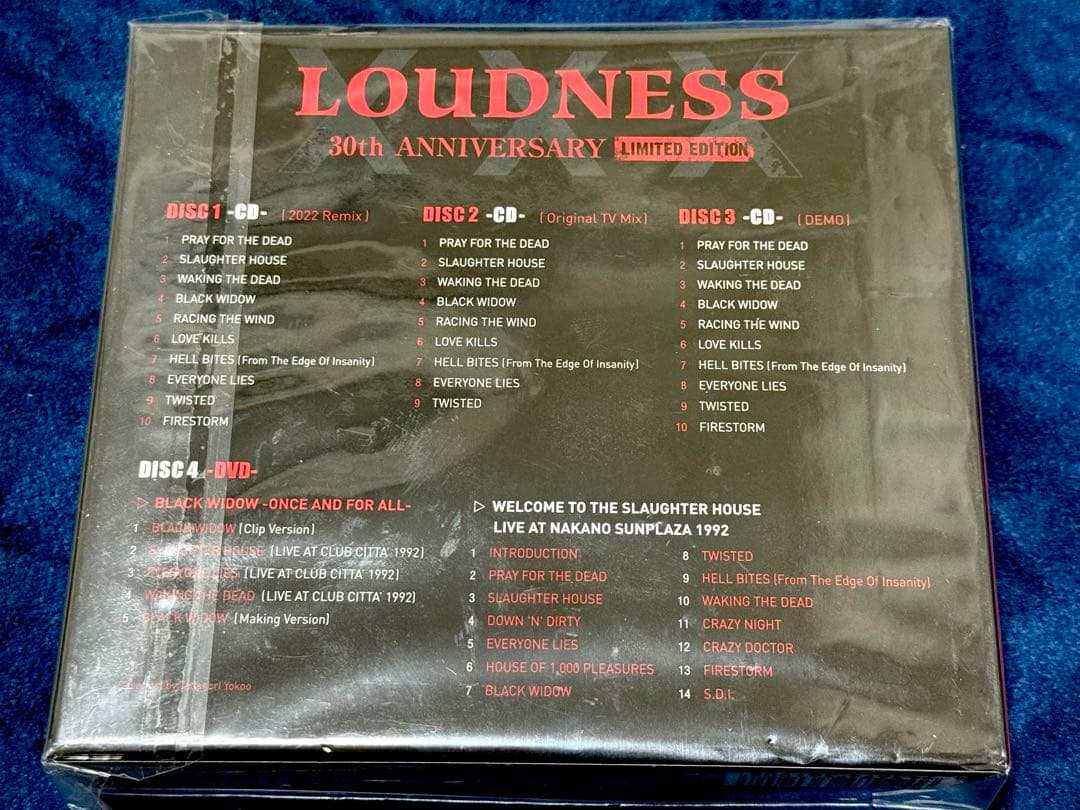 LOUDNESS 30周年 BOX 第3期 TAIJI在籍