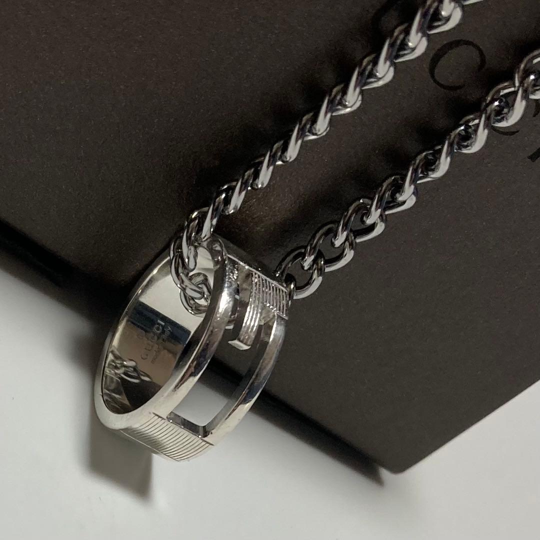 ふ*ぁ様 【正規品】 GUCCI グッチ リングネックレストップ 良品 925