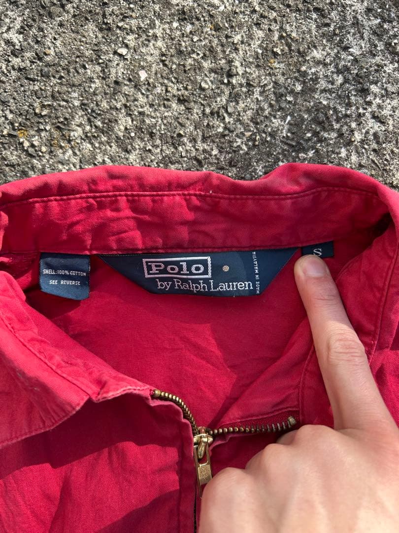 90s Polo by Ralph Lauren スウィングトップ 赤 Sサイズ