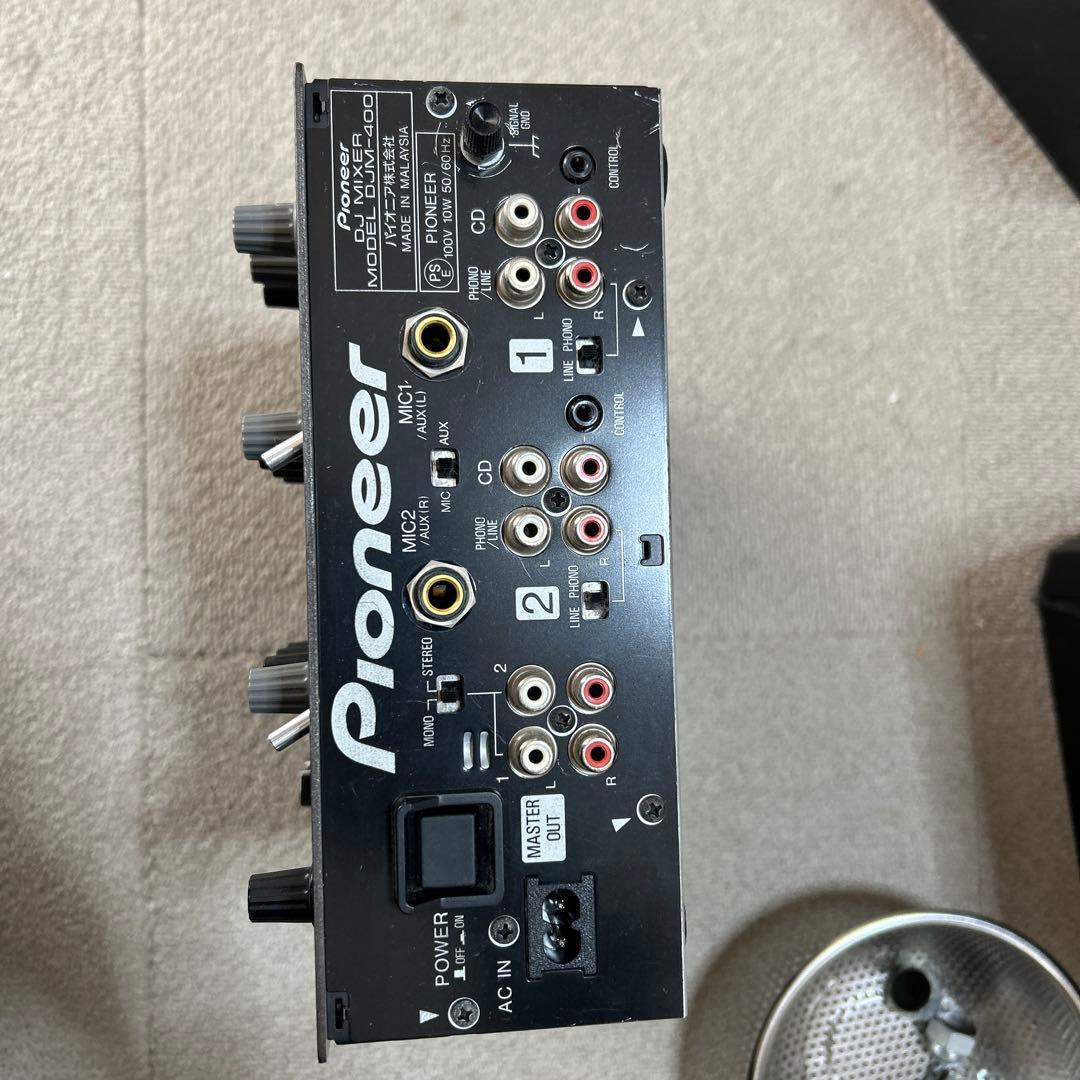 Pioneer DJM-400 2チャンネルDJミキサー