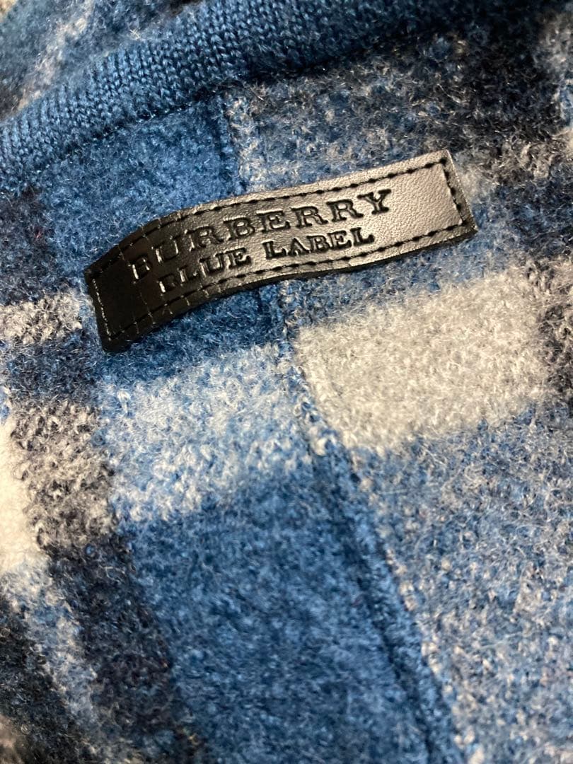 [美品]BURBERRY バーバリー フードポンチョ 大判ストール ノバチェック