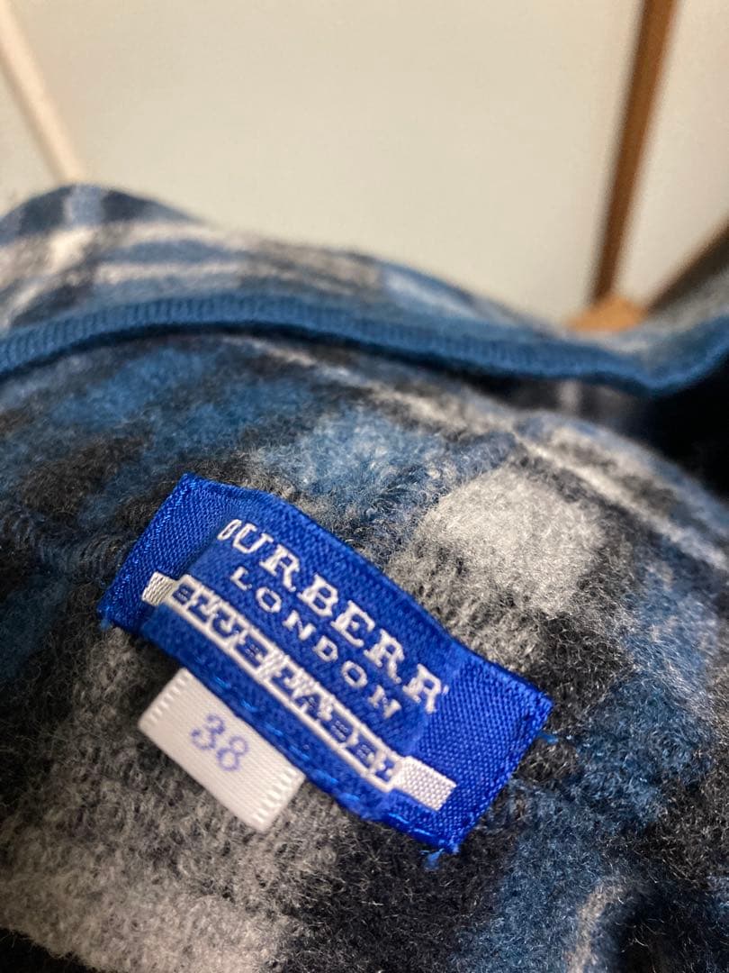 [美品]BURBERRY バーバリー フードポンチョ 大判ストール ノバチェック