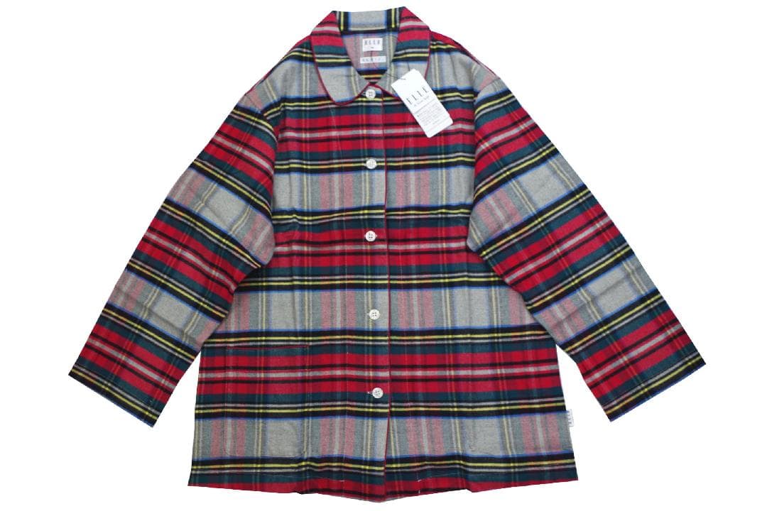 【新品】エルELLE 秋冬物厚手ネル地パジャマ（L）№ｂ11