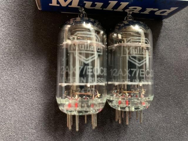 Mullard 12AX7 ECC83 2本マッチ 真空管　中古