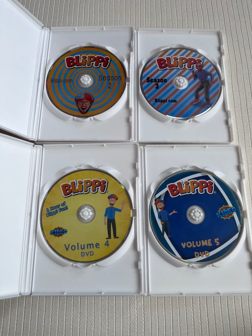 Blippi ブリッピーDVD Season2〜5 Season1おまけ