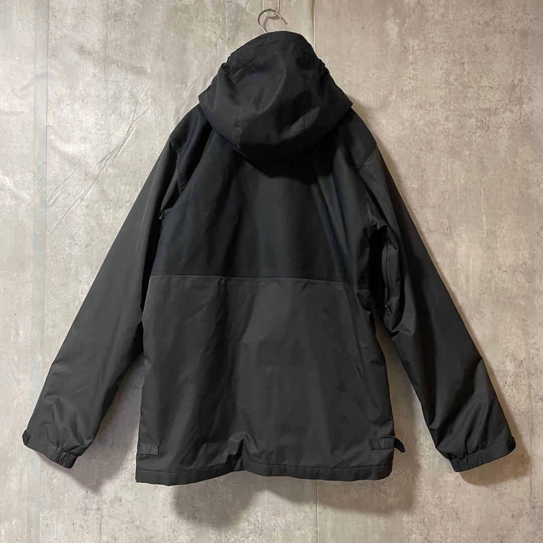 Burtonバートンスキーウェアスノーボードジャケットパーカーフード付黒ブラック