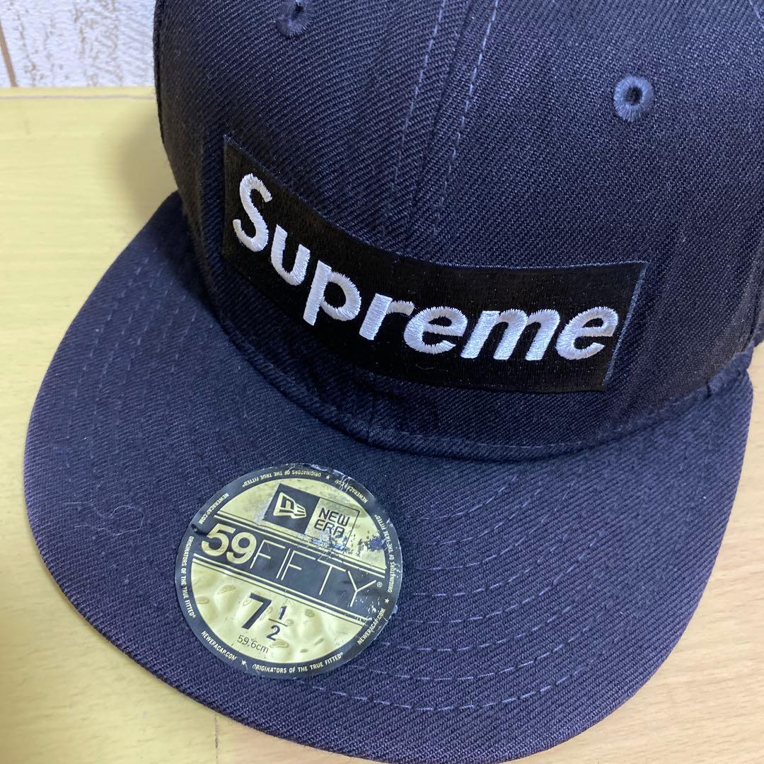 Supreme × NEWERA キャップ R.I.P ブラック
