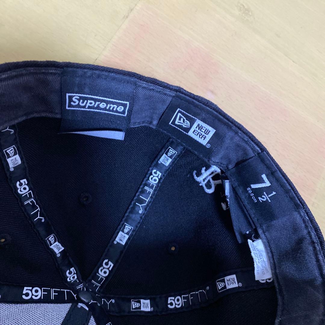 Supreme × NEWERA キャップ R.I.P ブラック