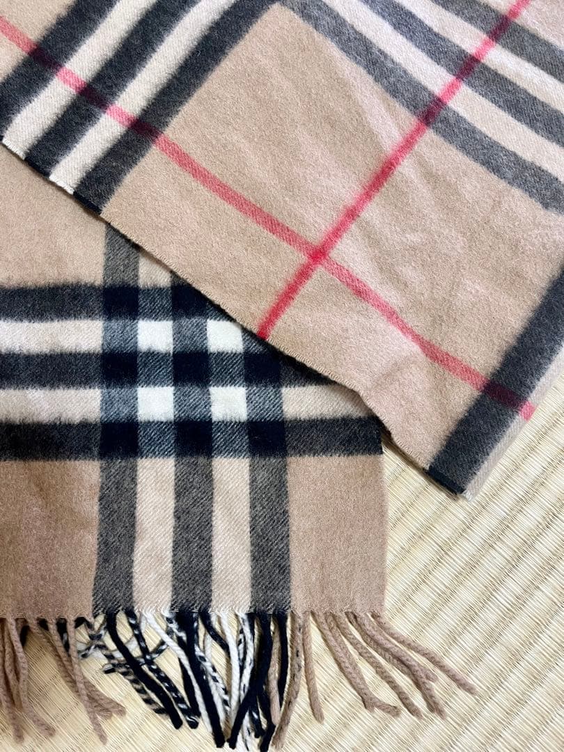 Burberry マフラー　カシミヤ100%