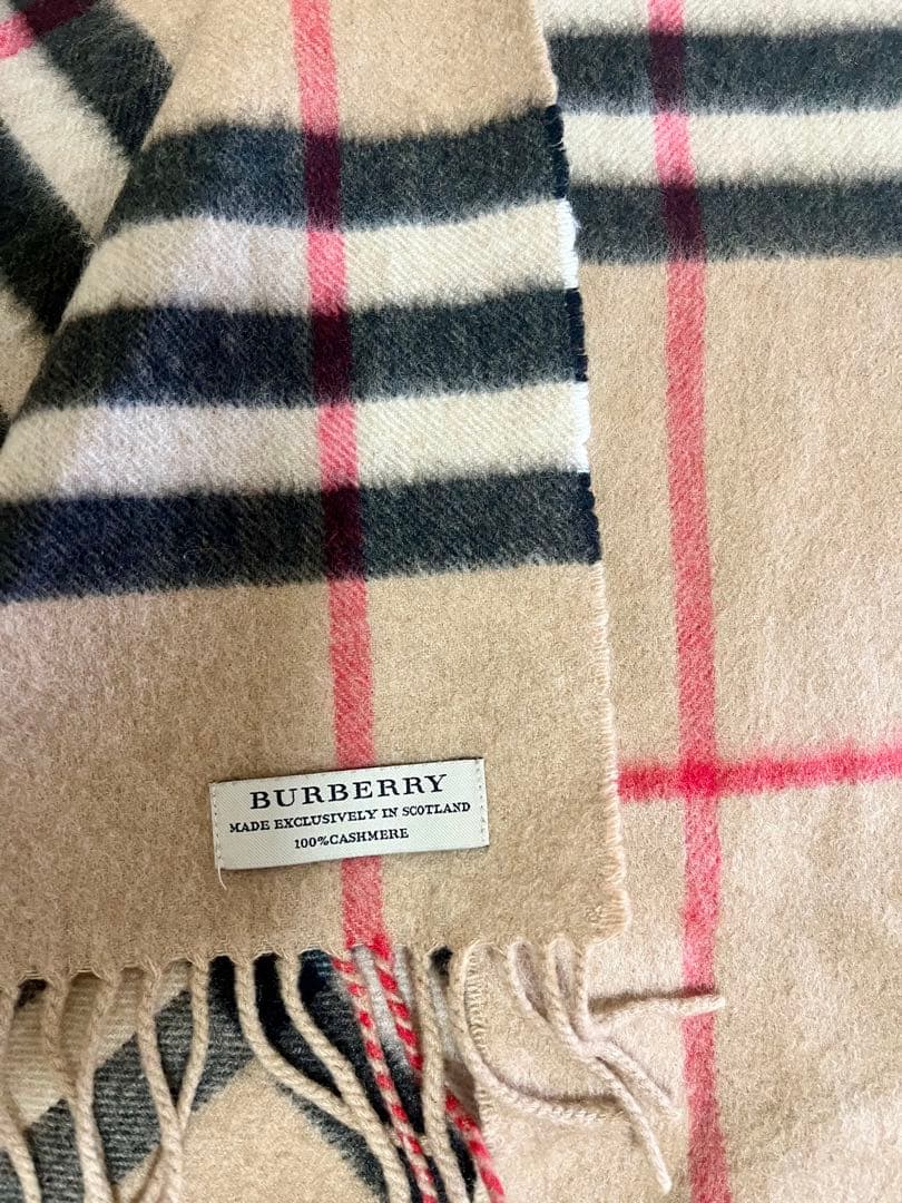 Burberry マフラー　カシミヤ100%