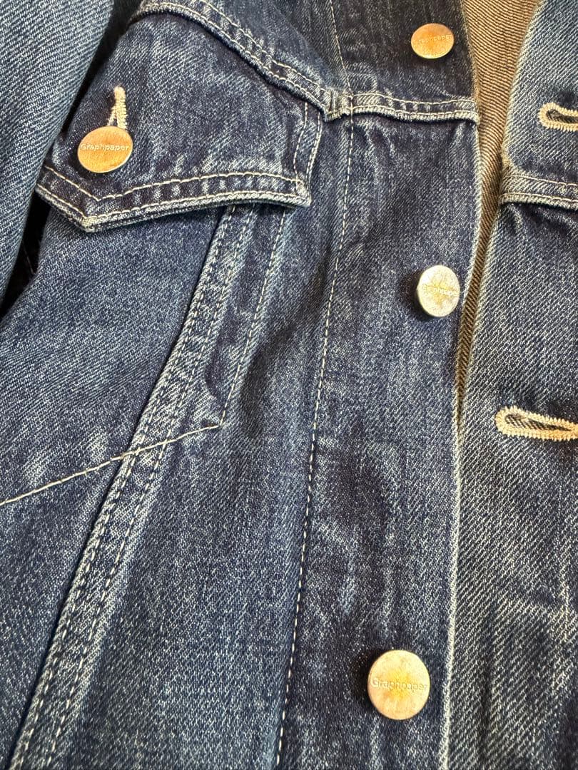 新品未使用品　Graphpaper SelvageDenimJacket AP