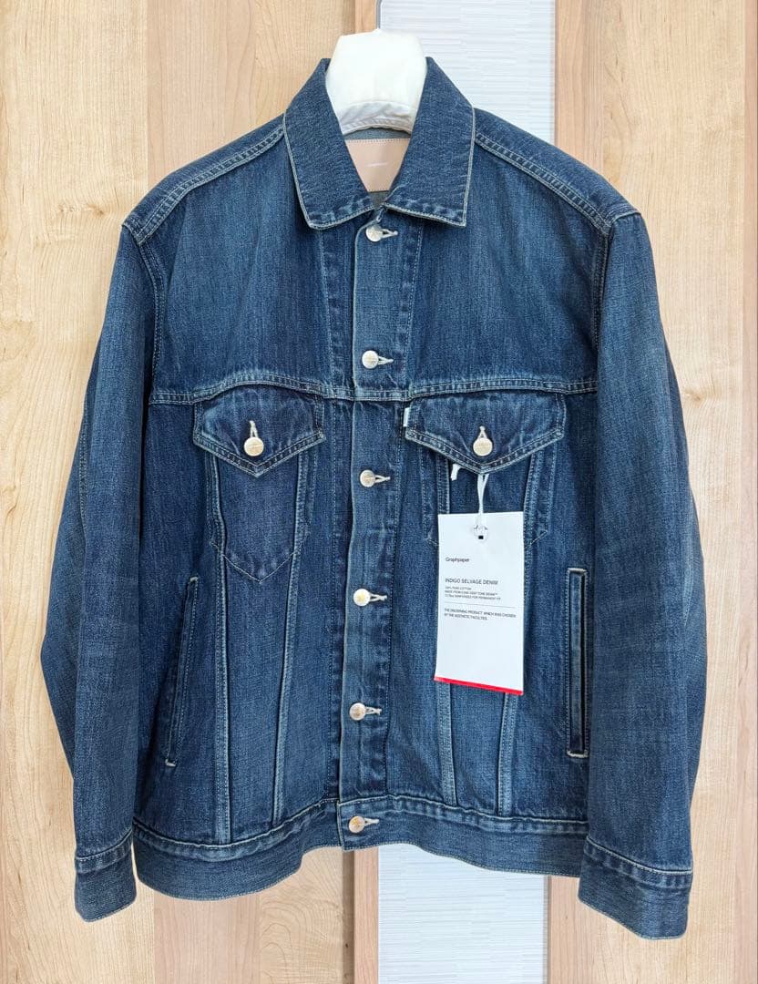 新品未使用品　Graphpaper SelvageDenimJacket AP