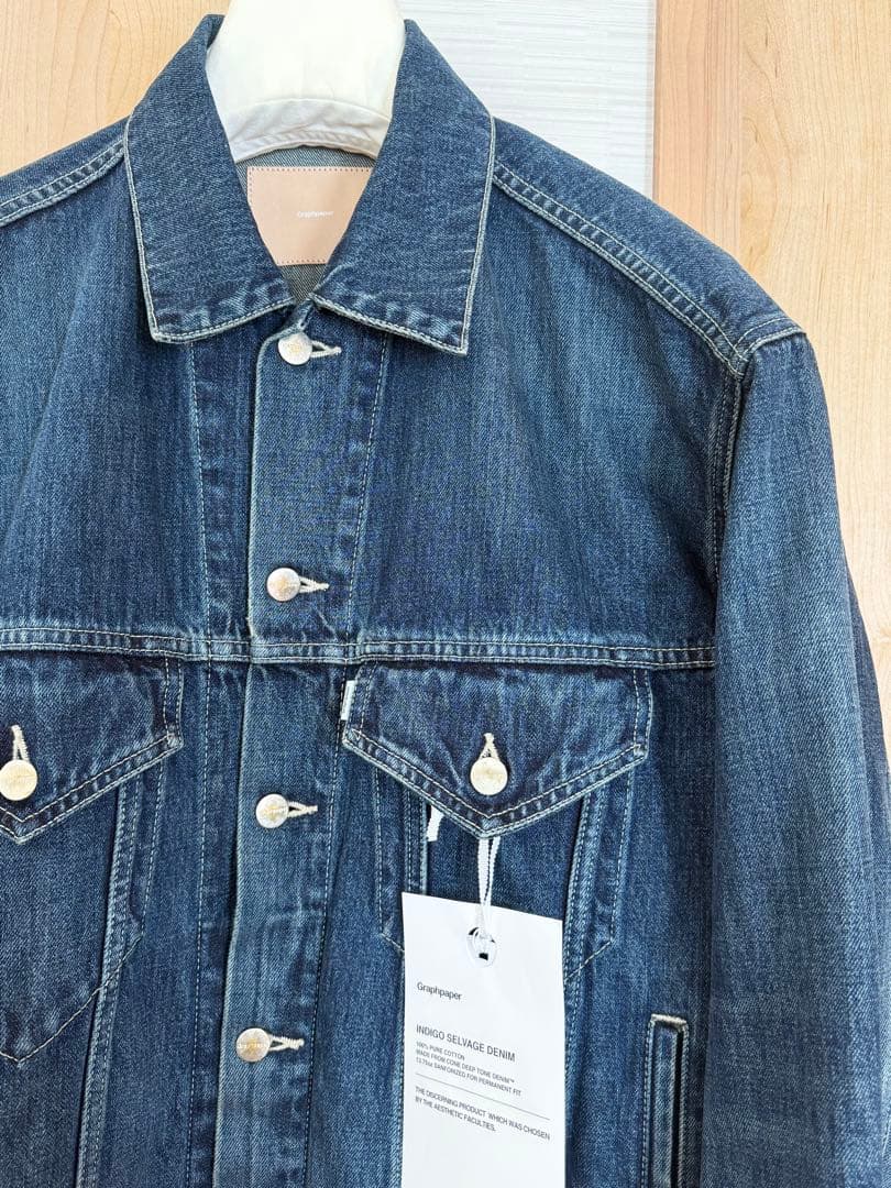 新品未使用品　Graphpaper SelvageDenimJacket AP