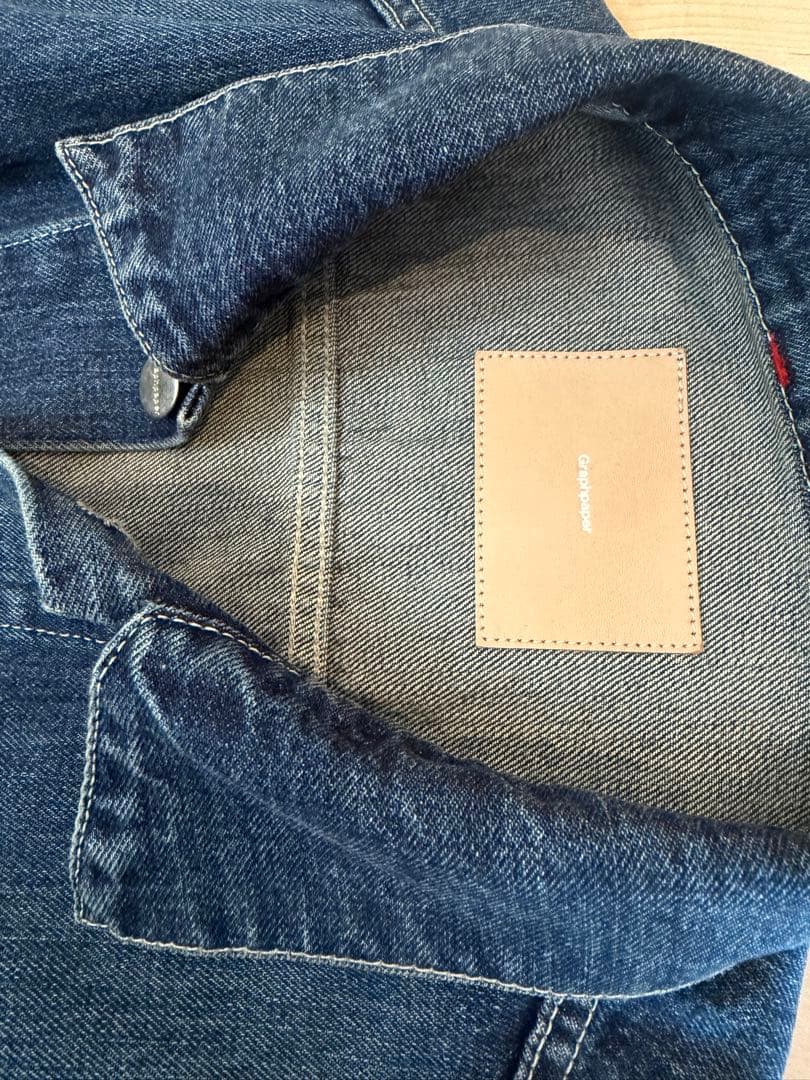新品未使用品　Graphpaper SelvageDenimJacket AP