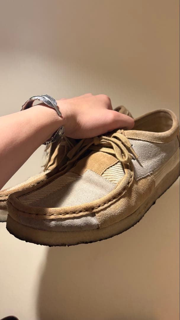 Clark’s Wallabee パッチワーク 28cm