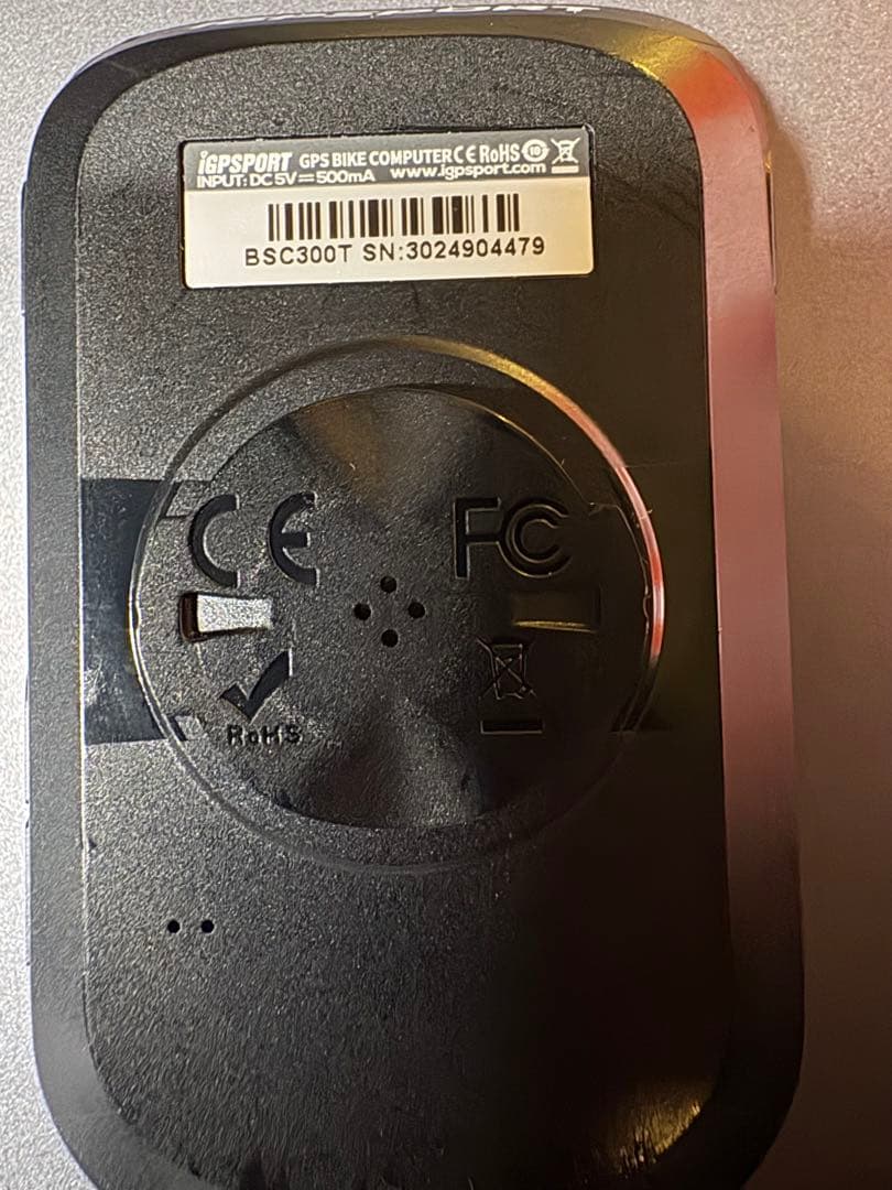 igf　GPSPORT BSC300T サイクルコンピューター本体