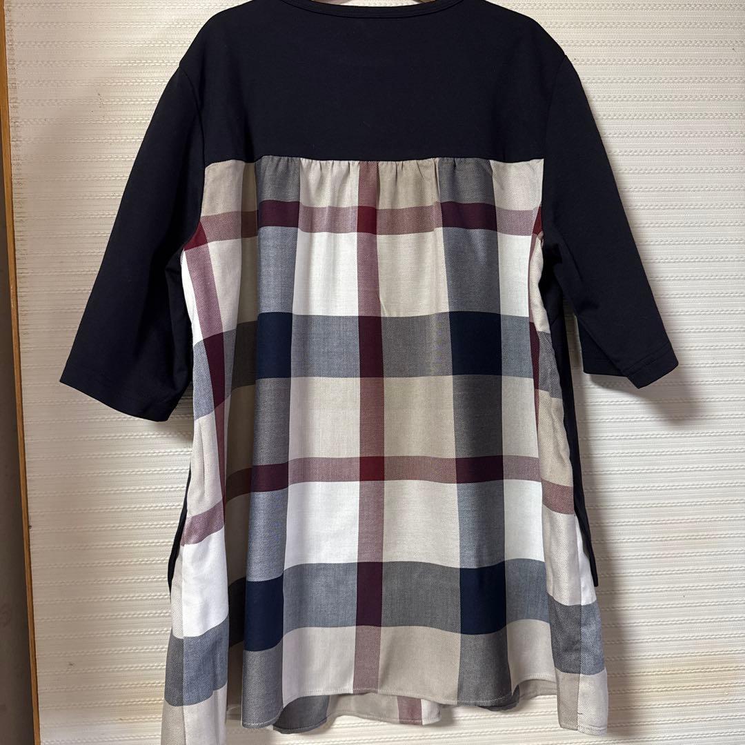 BLUE LABEL CRESTBRIDGE 38サイズ　ブラック　チェック