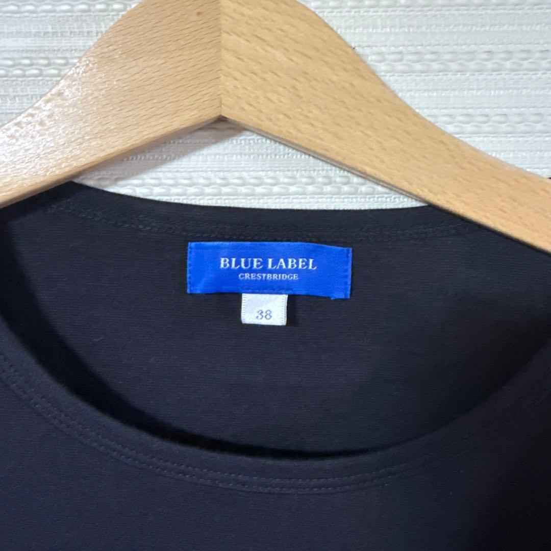 BLUE LABEL CRESTBRIDGE 38サイズ　ブラック　チェック