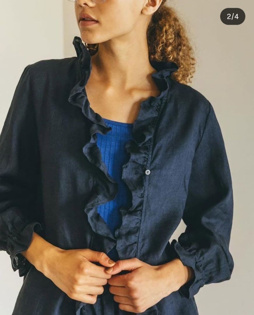 新品 fog linen work エレナトップ アルドアーズ カーディガン
