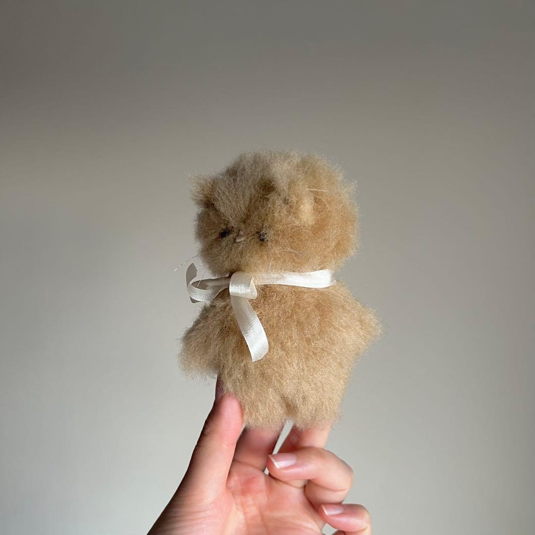 ミルクティー　ちいさなネコ　猫　ぬいぐるみ　作家　テディベア　アートドール　39