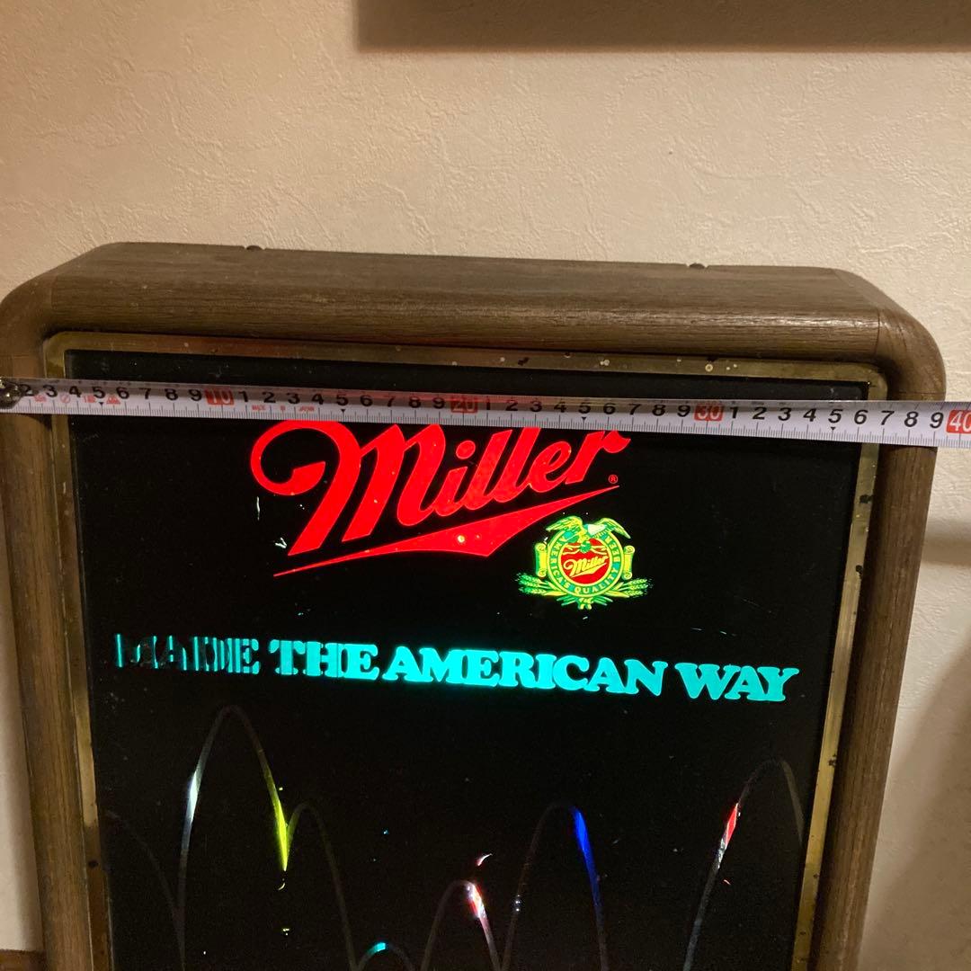 Miller 照明付きヴィンテージモーションサイン