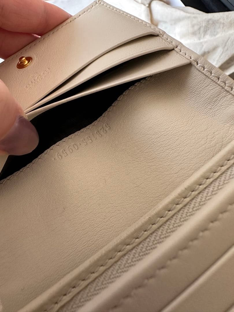 GUCCI グッチ　二つ折りミニ財布　ミニウォレット　パイソン