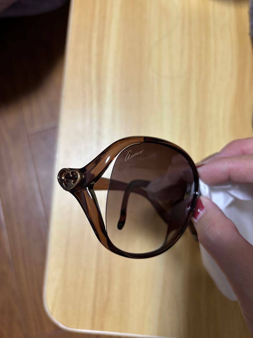 GUCCI ブラウン サングラス ケース付き