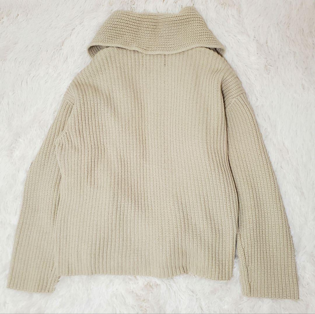 【美品】SEVEN TEN セブンテン ボウタイニットカーディガン リュクス