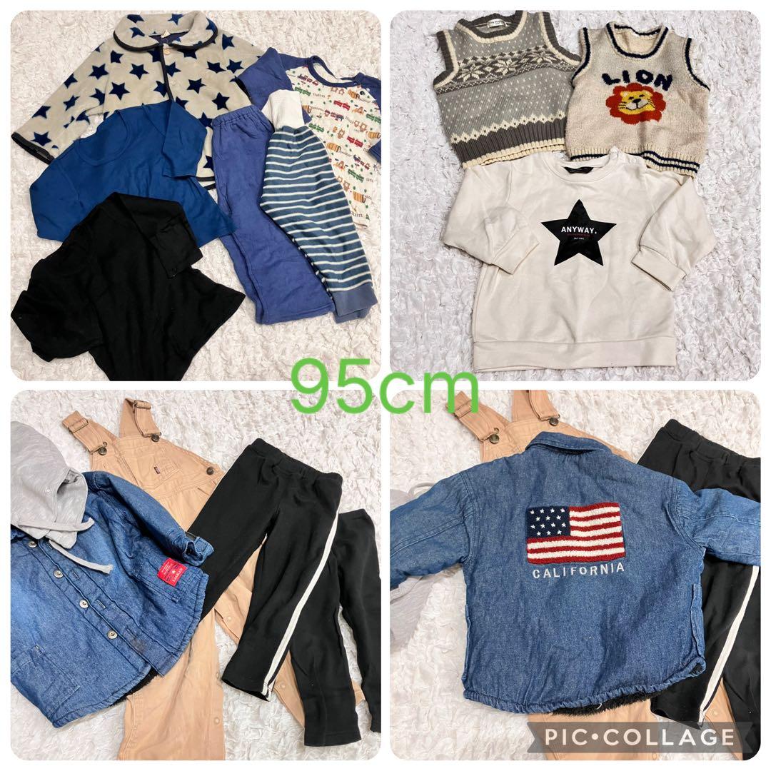 12/16まで 男の子 まとめ売り 90cm 秋冬 51点 セット UNIQLO