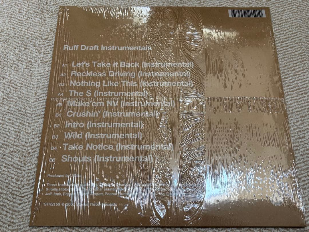 J Dilla◾️Ruff Draft◾️オリジナル&インストセット◾️3LP