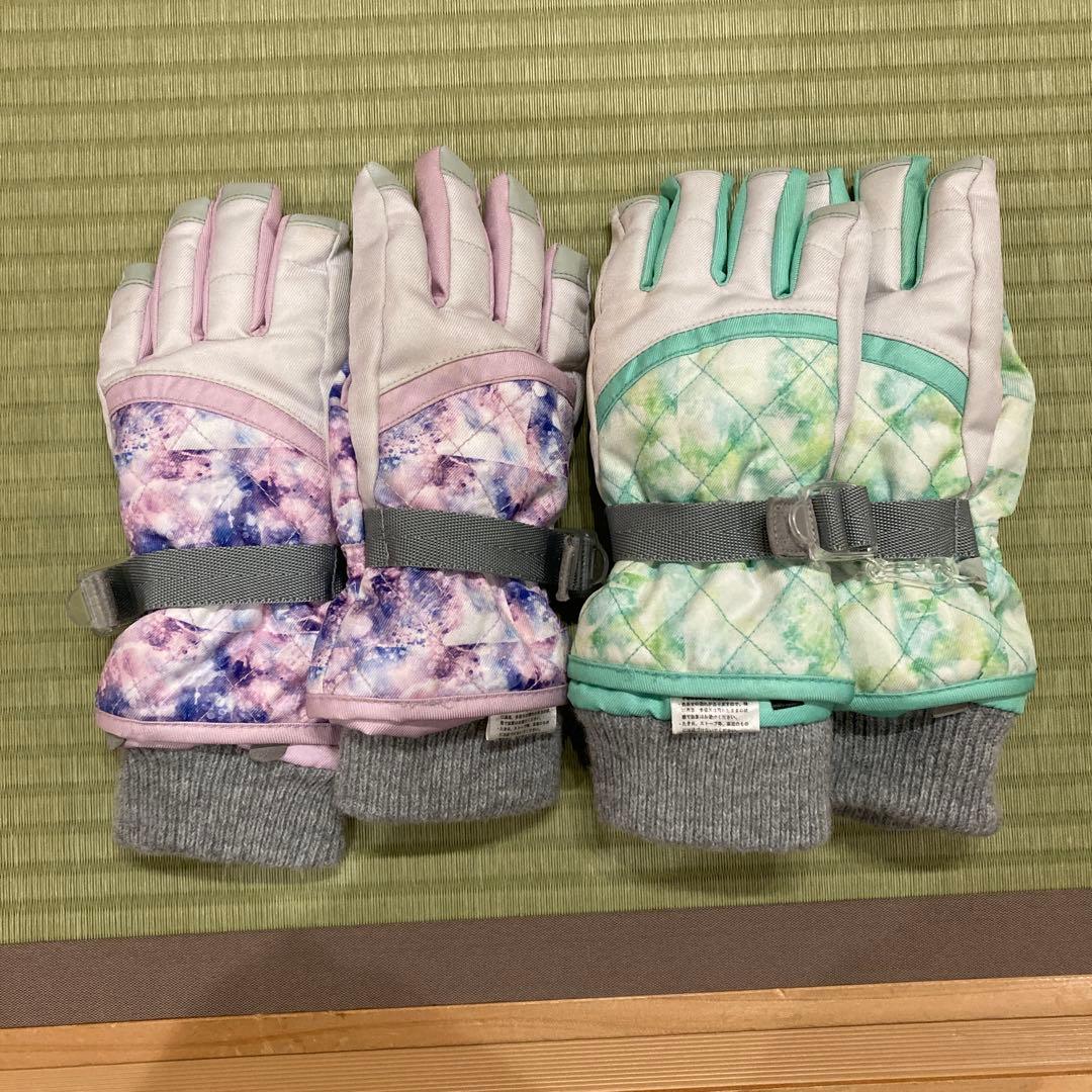デサント　スキーアンダーウェア×2、タイツ、手袋×2