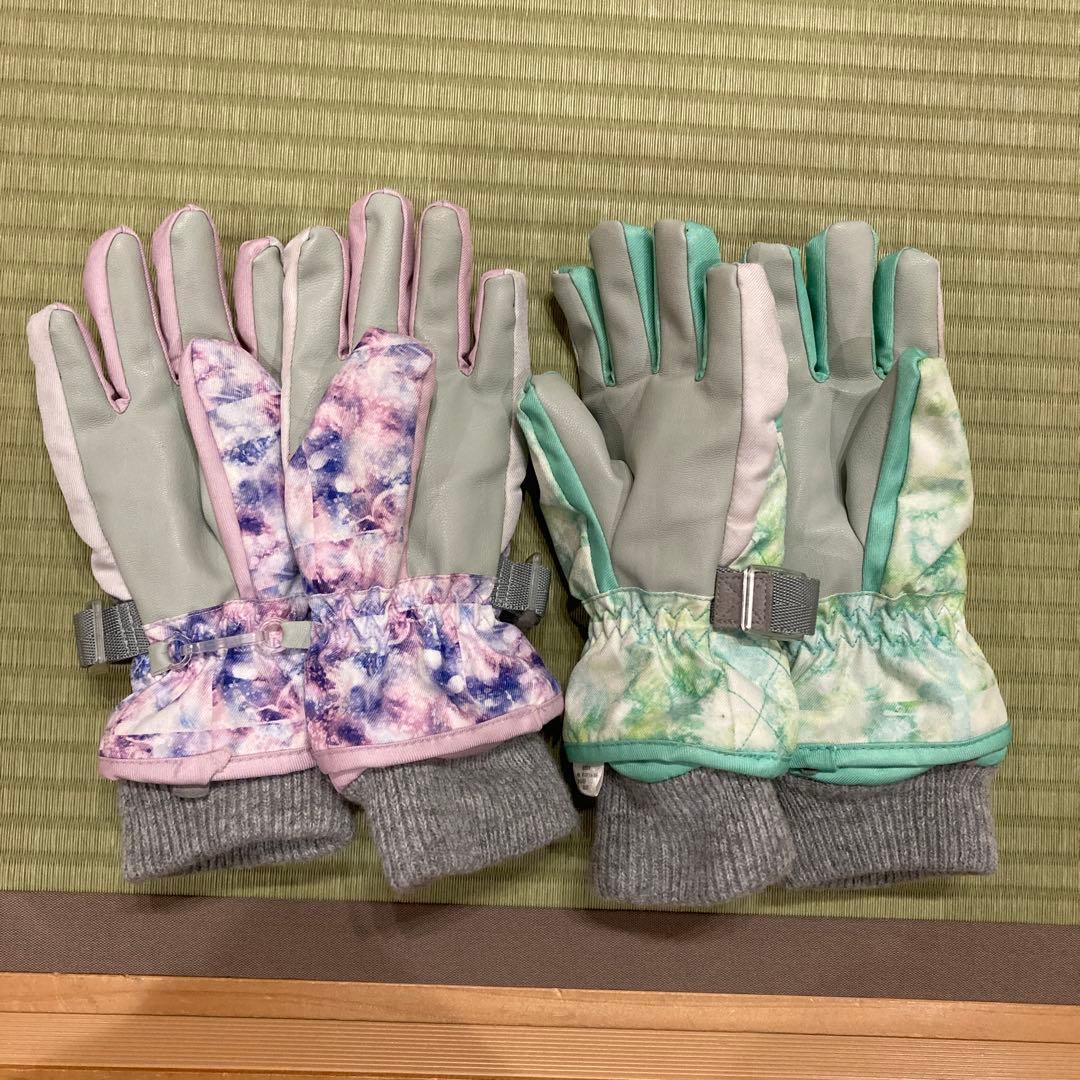 デサント　スキーアンダーウェア×2、タイツ、手袋×2