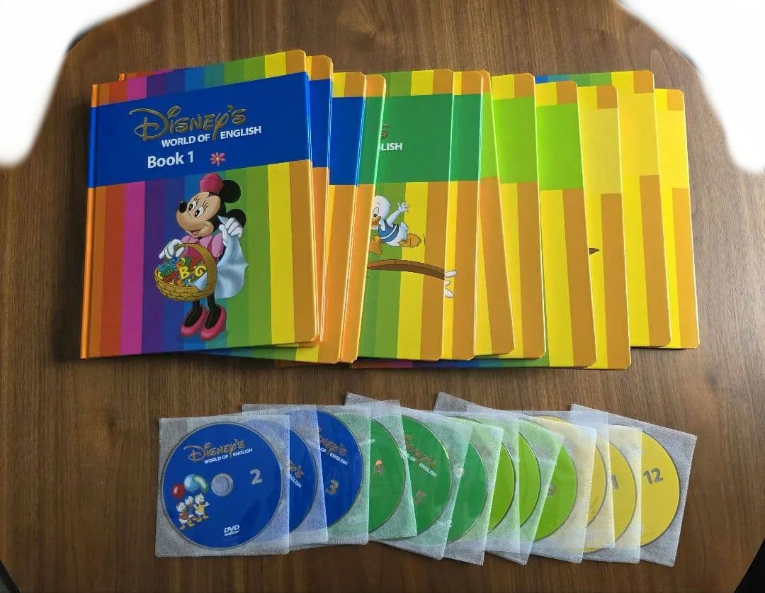【新品】ディズニー英語　Book とDVD 1~12セット　DWE