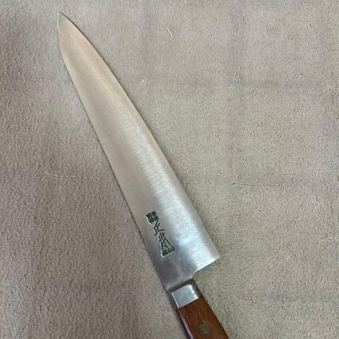 正本　ツバ付牛刀　240mm