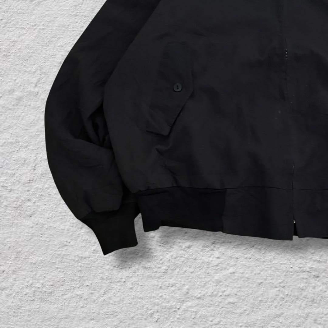 vintageスイングトップジャケット90sブラック企業系USA製G9型古着刺繍