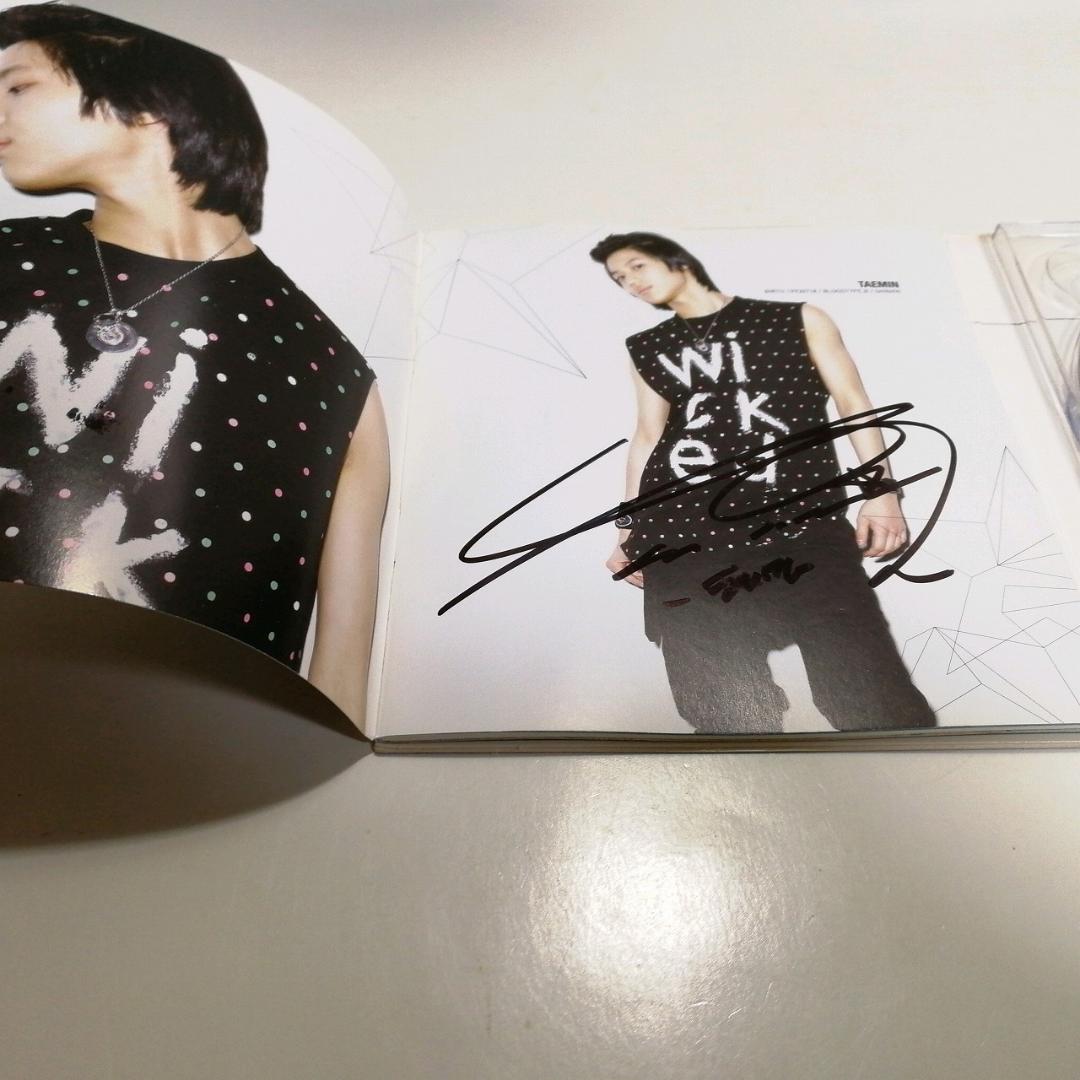 P*k様 SHINee THE FIRST MINI Replay 直筆サイン入