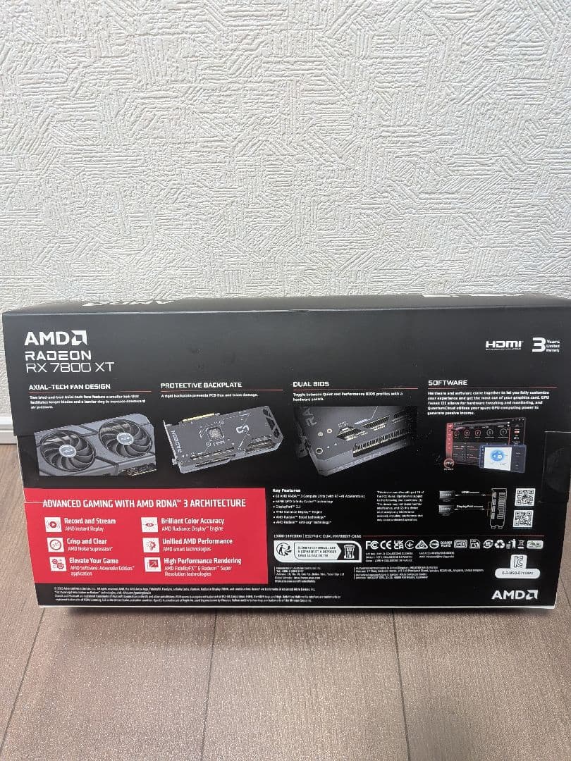 グラフィックボード・グラボ・ビデオカード Dual Radeon RX 7800 XT OC Edition 16GB