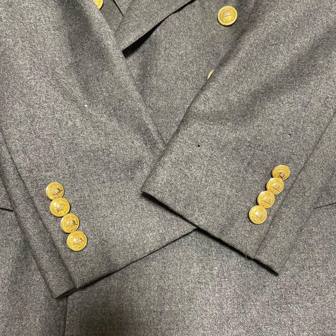 【希少】入手困難　ポロラルフローレン　M 金ボタン　グレー　ブレザー　ジャケット