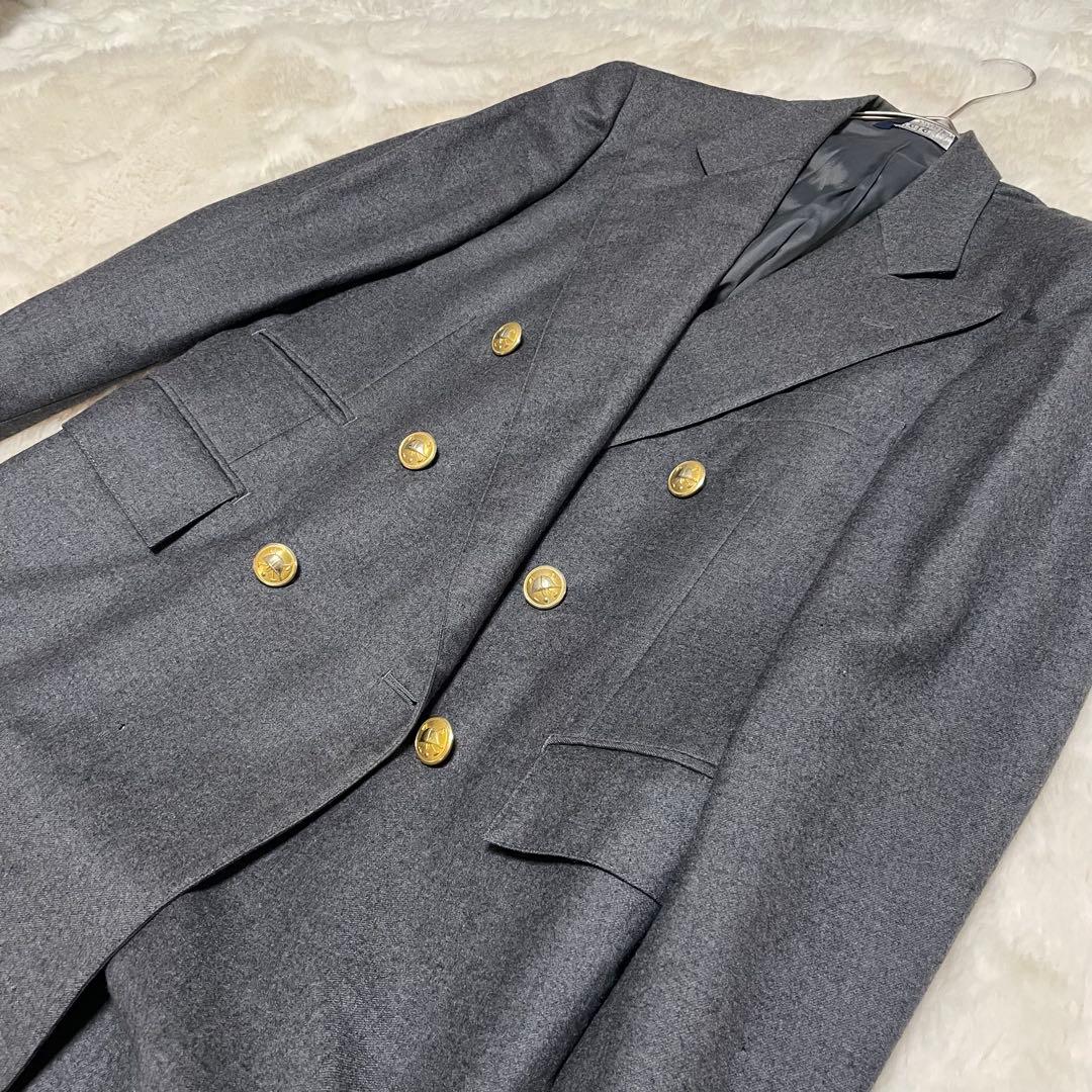 【希少】入手困難　ポロラルフローレン　M 金ボタン　グレー　ブレザー　ジャケット