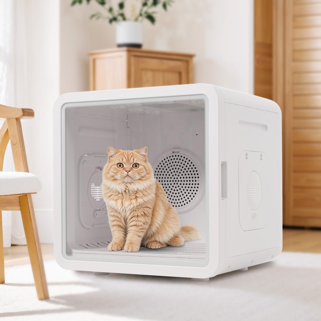 【新品】80L超大容量ペットドライルーム 静音自動乾燥 猫/犬用