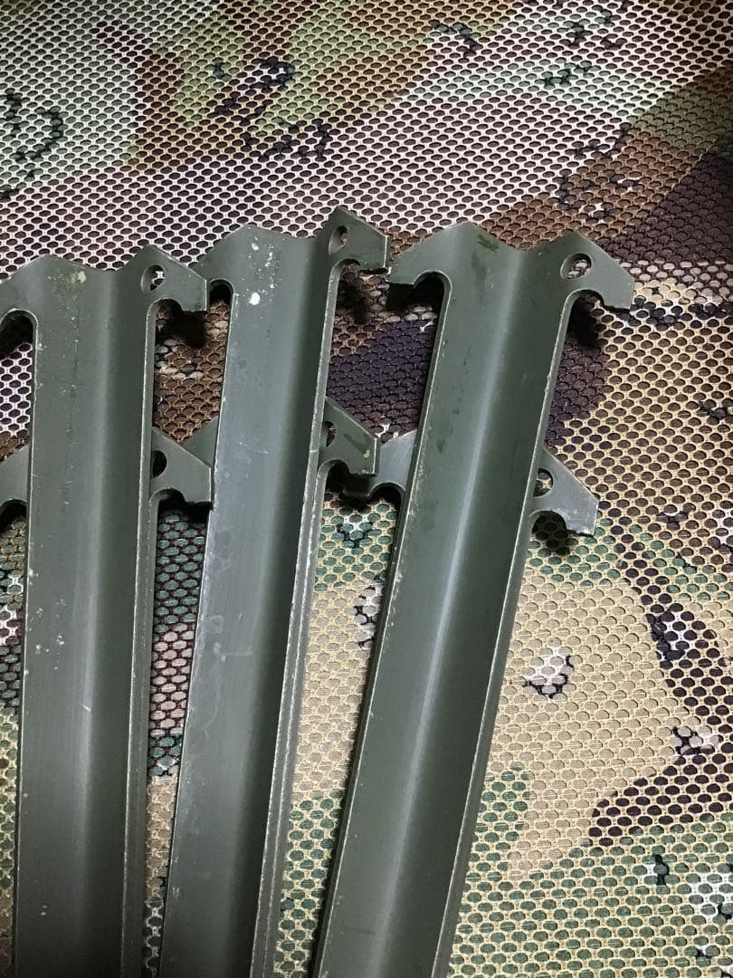 米軍放出品実物　米軍テント用ペグ10本セット中古品
